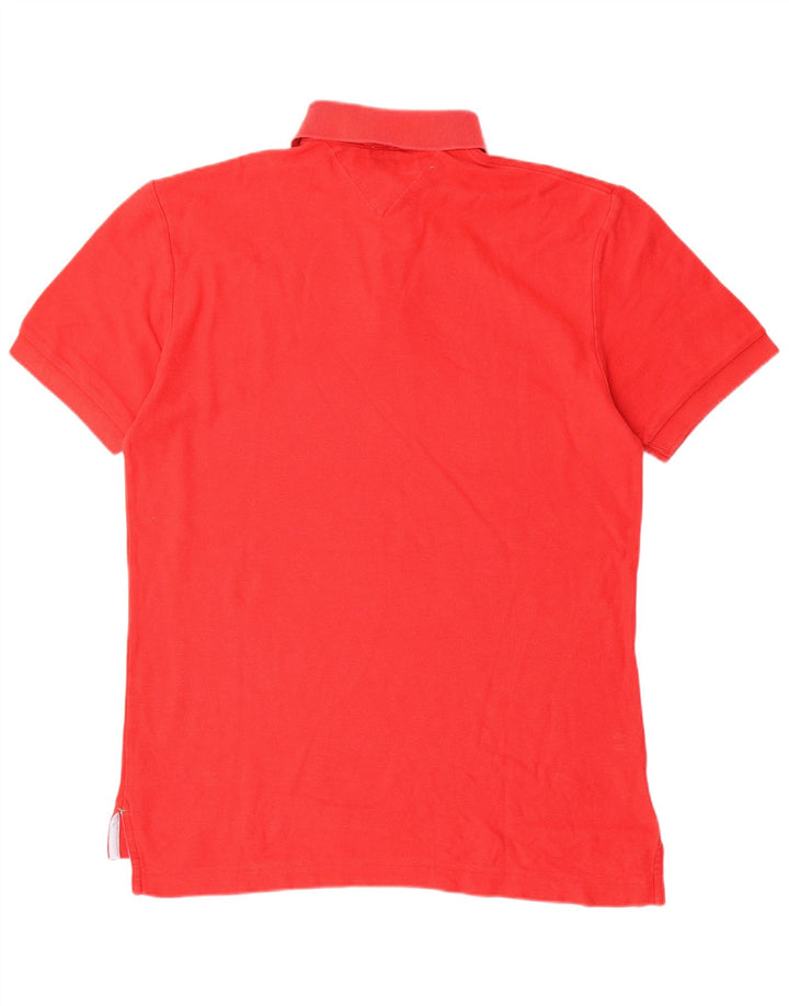 TOMMY HILFIGER Polo Homme Rouge Moyen Coton