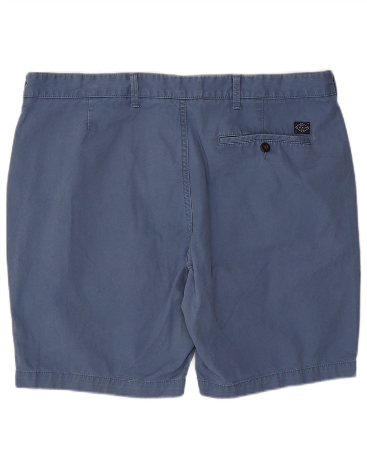 Marks & Spencer Short Chino Homme W38 XL Bleu Coton