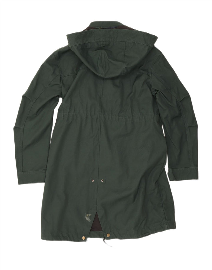 Zara Parka à capuche pour homme UK 36 Small Vert
