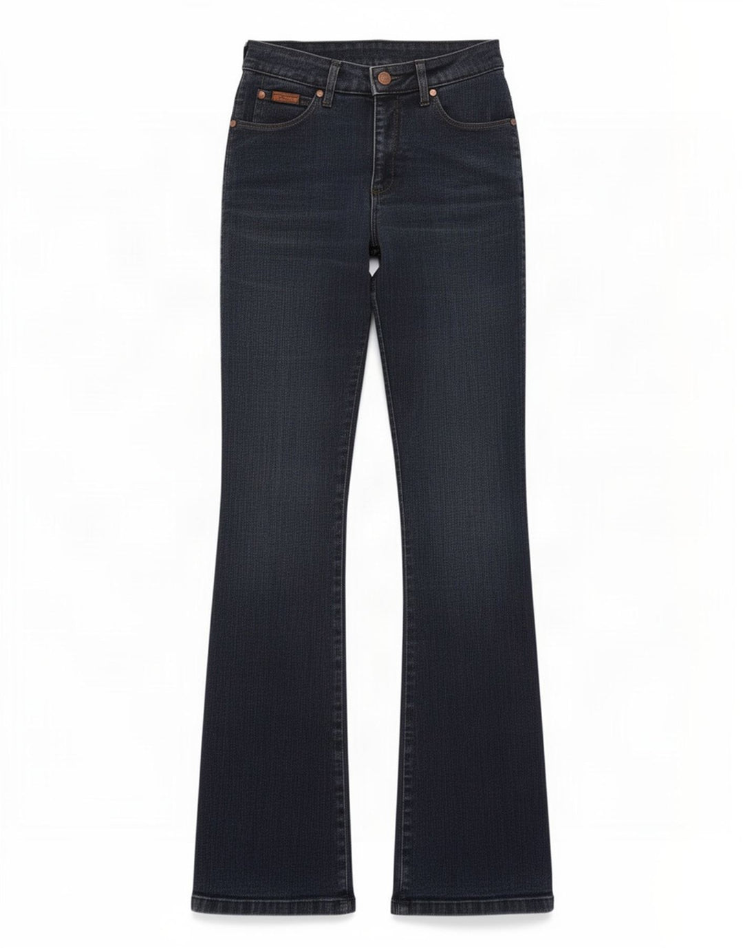 Wrangler Jean Bootcut Regular Femme W28 L32 Bleu Marine Coton