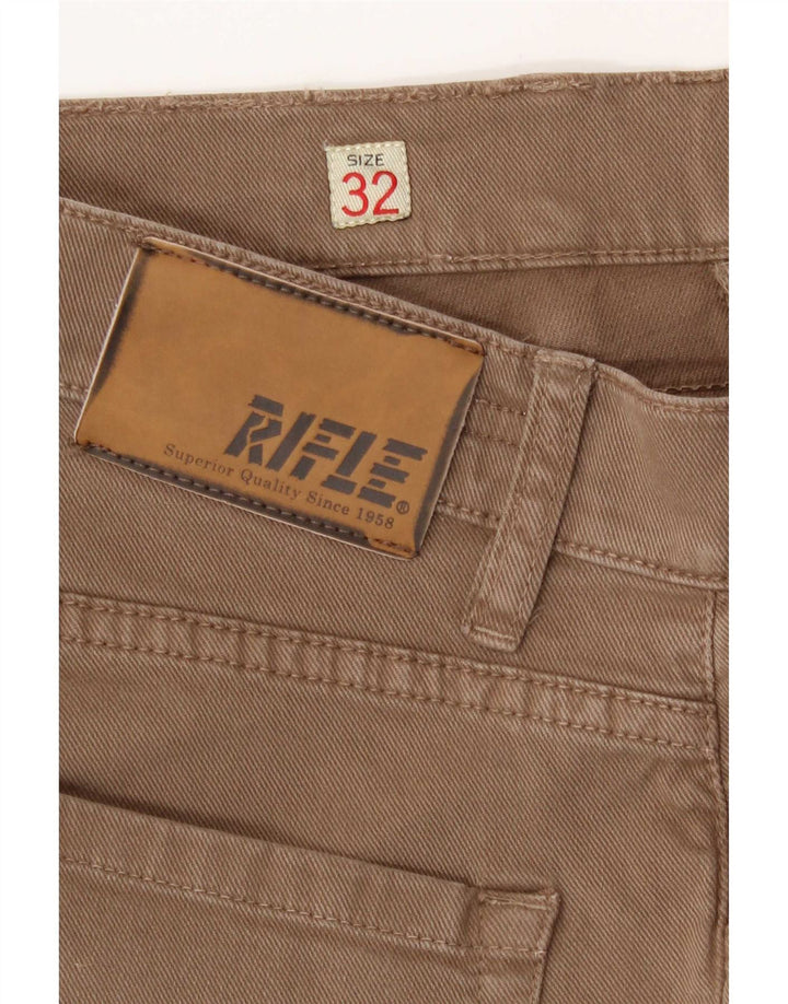 Jean Slim Femme Rifle W32 L34 Coton Beige
