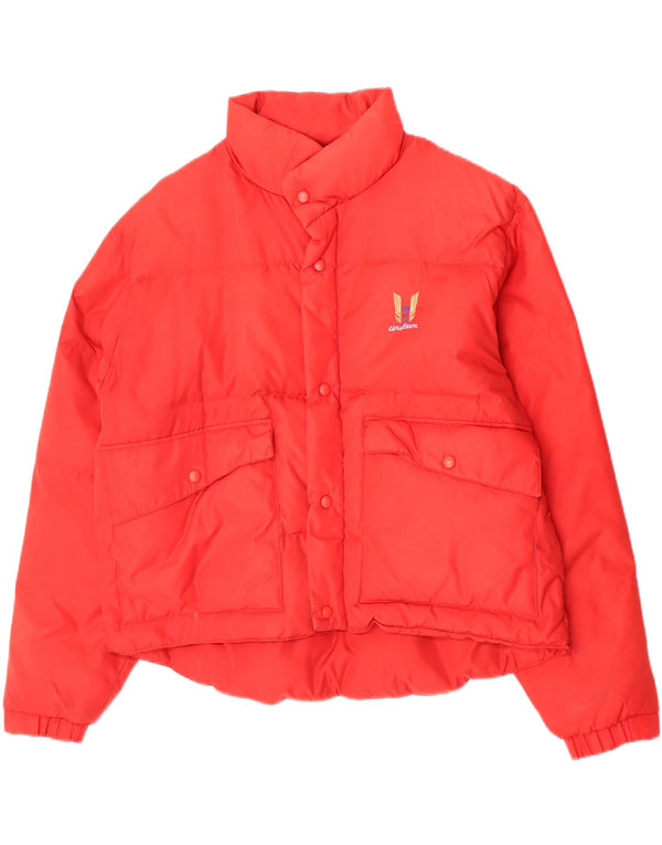 Uniform Mens USA Graphic Veste matelassée UK 42 XL Rouge