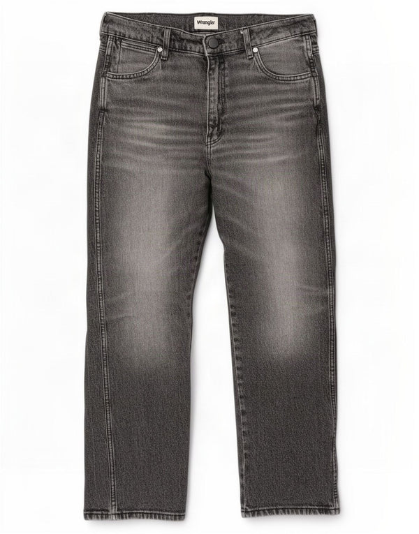 Wrangler Jean droit coupe décontractée pour homme W34 L30 gris coton