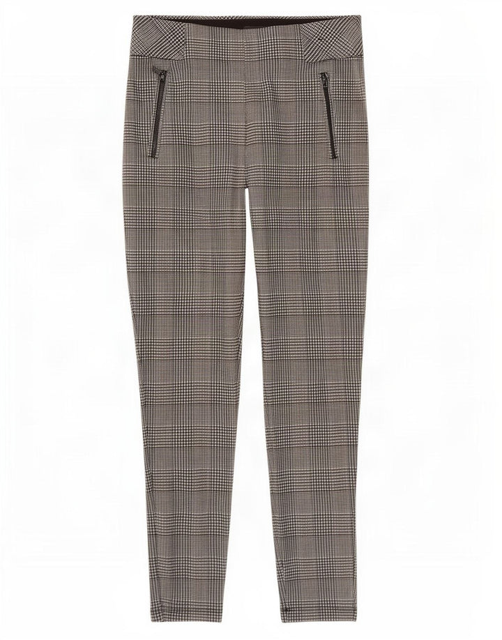 Marks & Spencer Legging court pour femme UK 12 pied-de-poule gris moyen