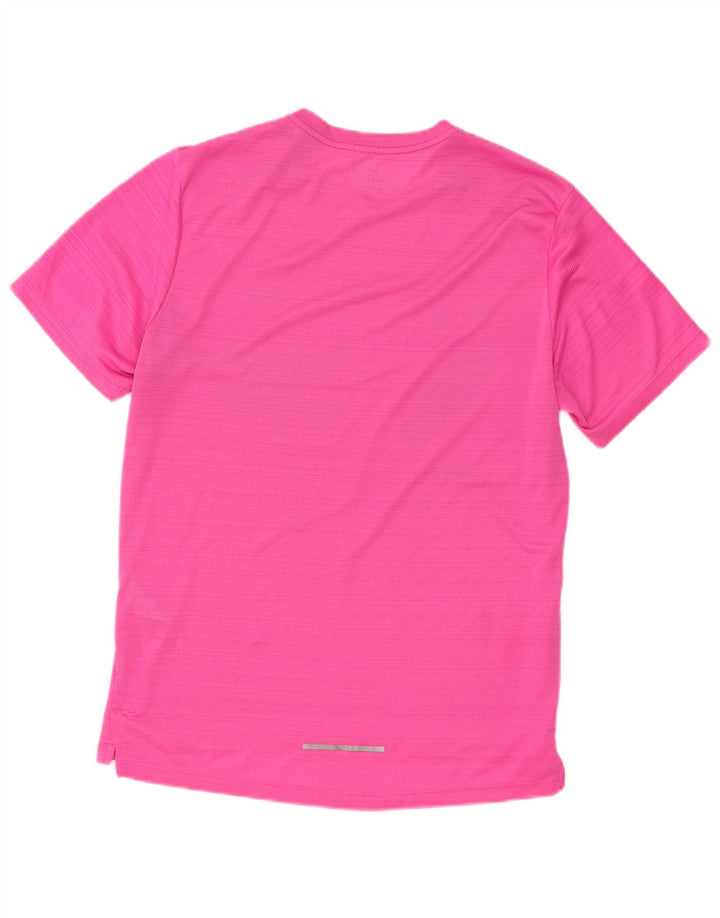Nike Hommes Dri Fit T-Shirt Haut Rose Moyen Polyester