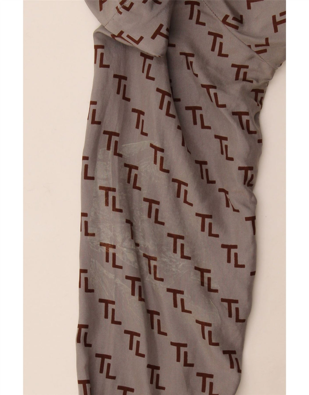 chemise graphique femme vintage UK 12 Gris moyen