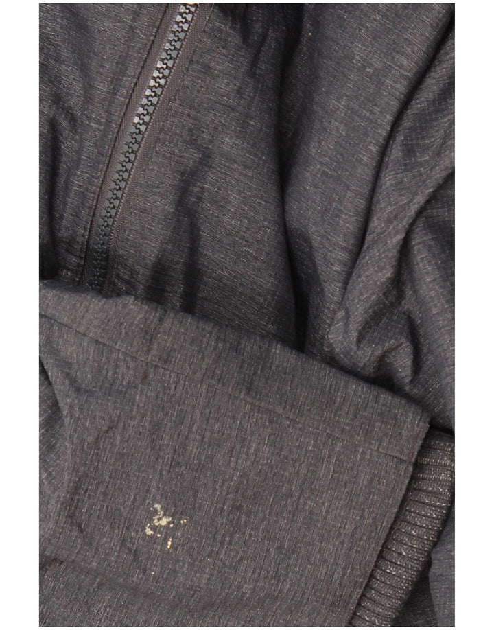 SUPERDRY Veste coupe-vent graphique Windcheater pour femme UK 16 Large Gris