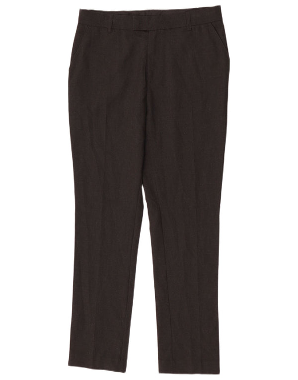Marks & Spencer Pantalon de Costume Slim Garçon 14-15 Ans W29 L29 Gris Polyester