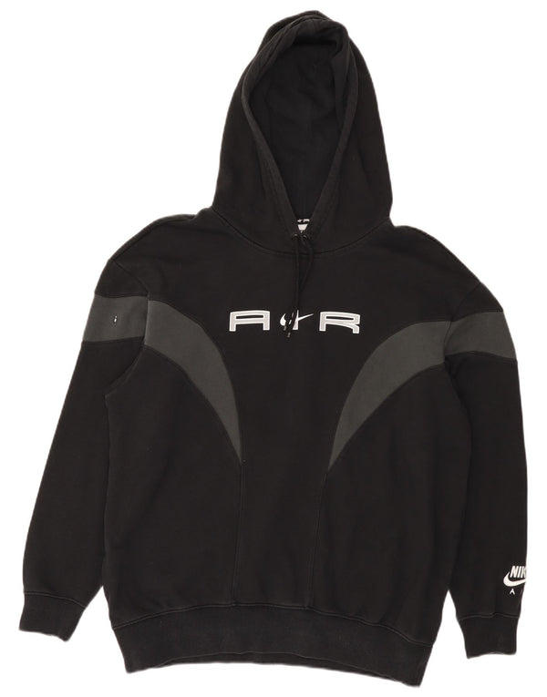 Nike Homme Graphic Loose Fit Sweat à capuche XS Noir Colorblock Coton