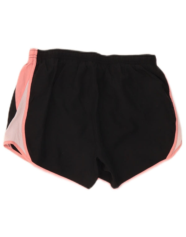 Nike Short de sport coupe ample pour femme UK 4 XS Noir Colourblock Sports