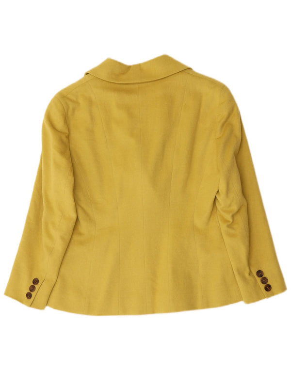 Trussardi Veste Blazer À Manches 3/4 Femme IT 42 Jaune Moyen