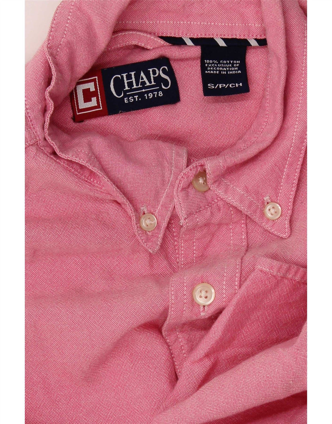 Chaps Chemise Homme Petit Rose Coton