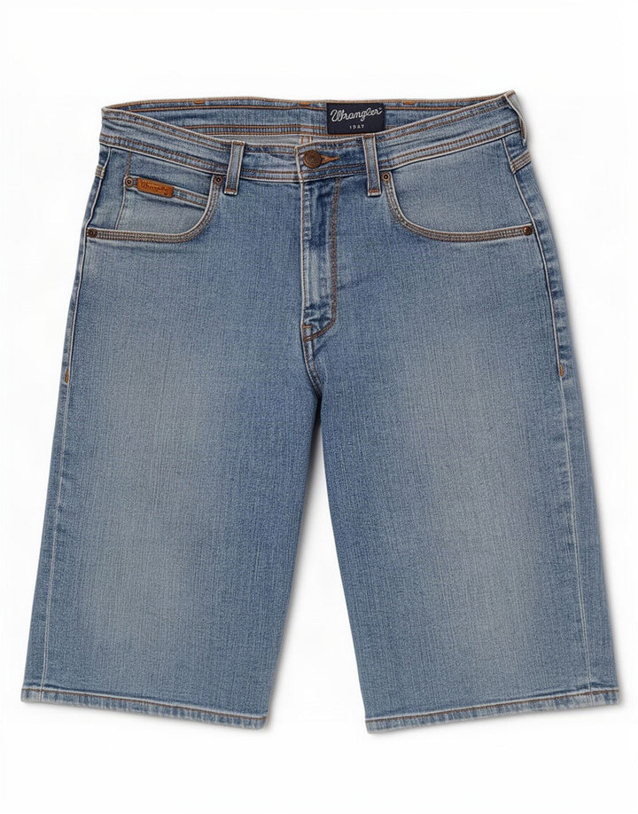 Wrangler Short en jean régulier pour homme W31 en coton bleu moyen