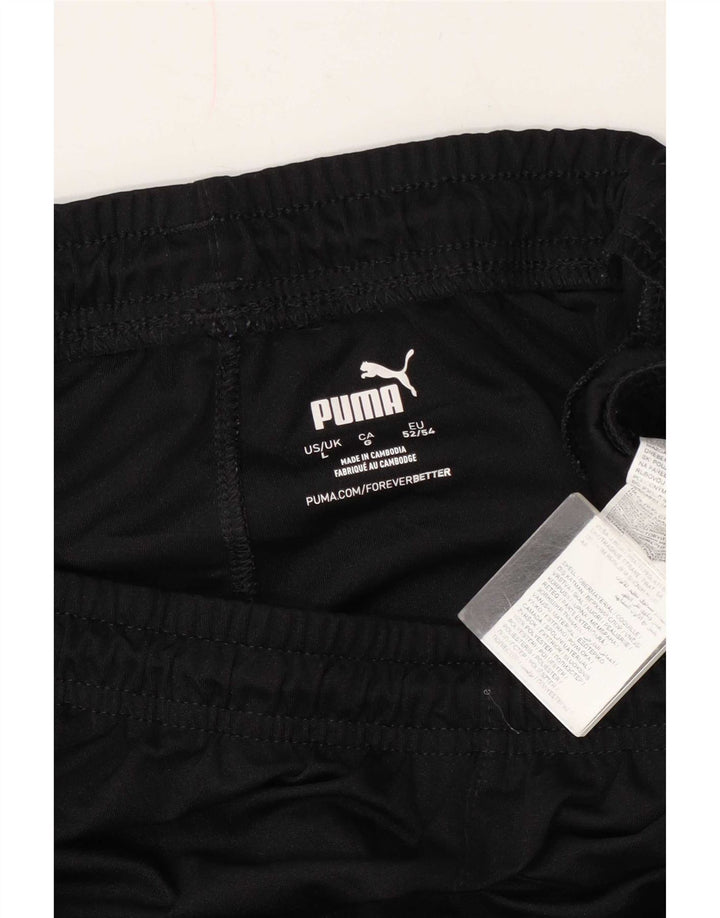 Puma Short de sport pour homme Large Noir Polyester