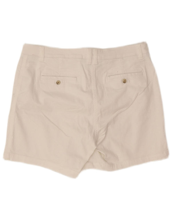 Joules Short Chino Femme UK 14 Large W34 Coton Blanc