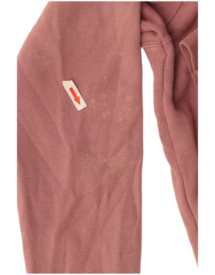 VOLCOM Pull à capuche graphique pour femme UK 14 Rose moyen