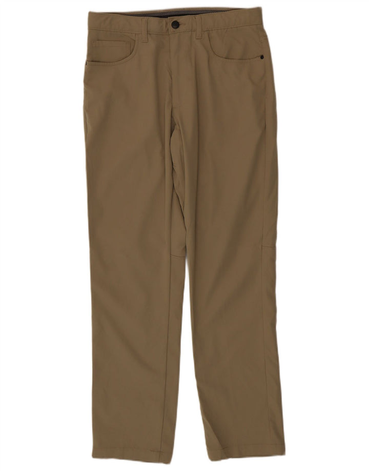 Lee Pantalon décontracté droit pour homme W32 L32 Beige Polyester