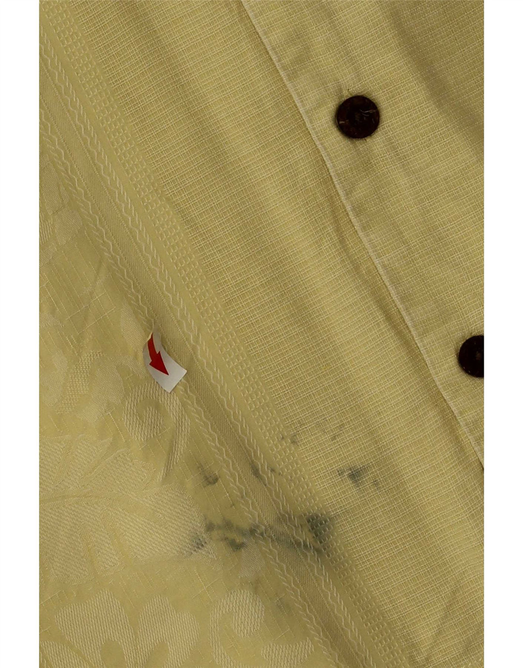 Tommy Bahama Chemise à manches courtes pour homme en soie florale jaune moyen