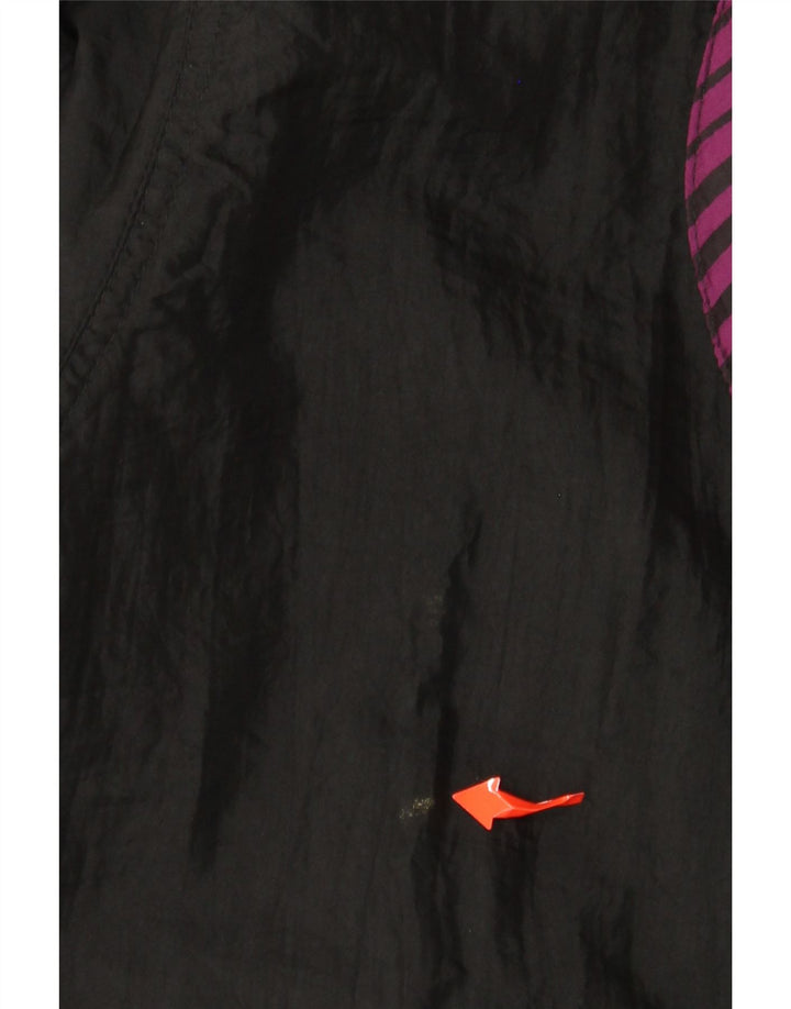 HEAD Veste de survêtement surdimensionnée pour femme UK 18 XL Noir Géométrique