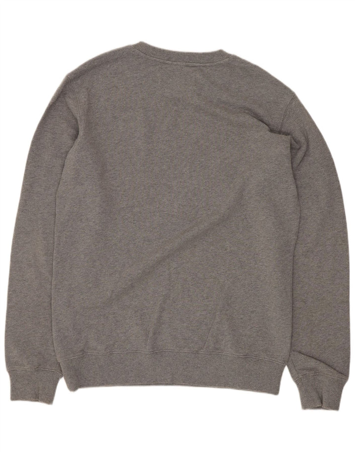 Calvin Klein Jeans Sweat-Shirt Graphique Homme Gris Moyen Coton