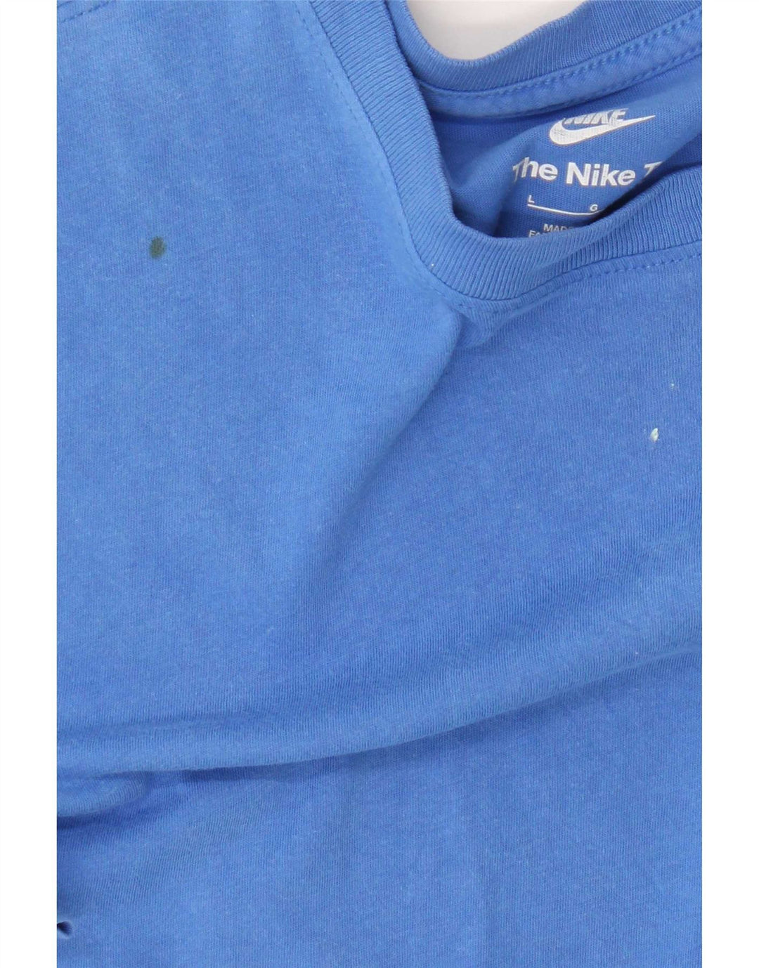 Nike T-Shirt Homme Grand Bleu Coton