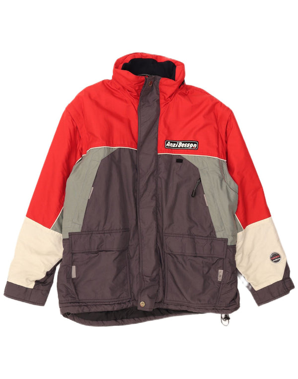 Anzi Besson Veste coupe-vent pour homme UK 42 XL Multicolore Colourblock