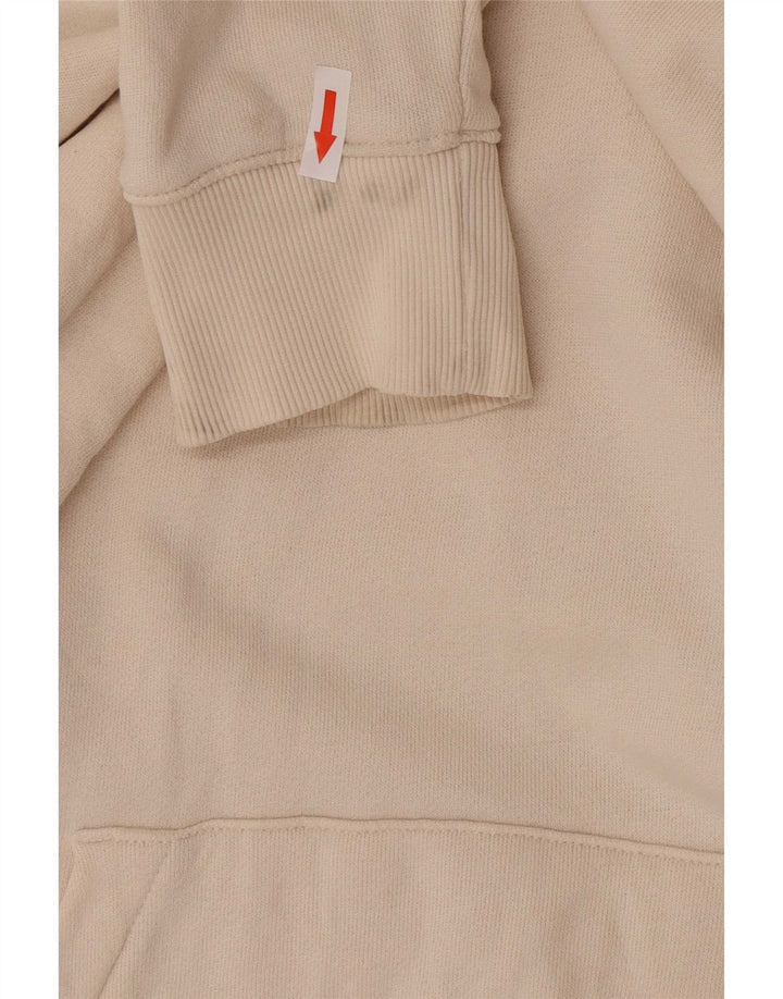 Reebok Sweat à capuche pour homme Large Blanc cassé Coton