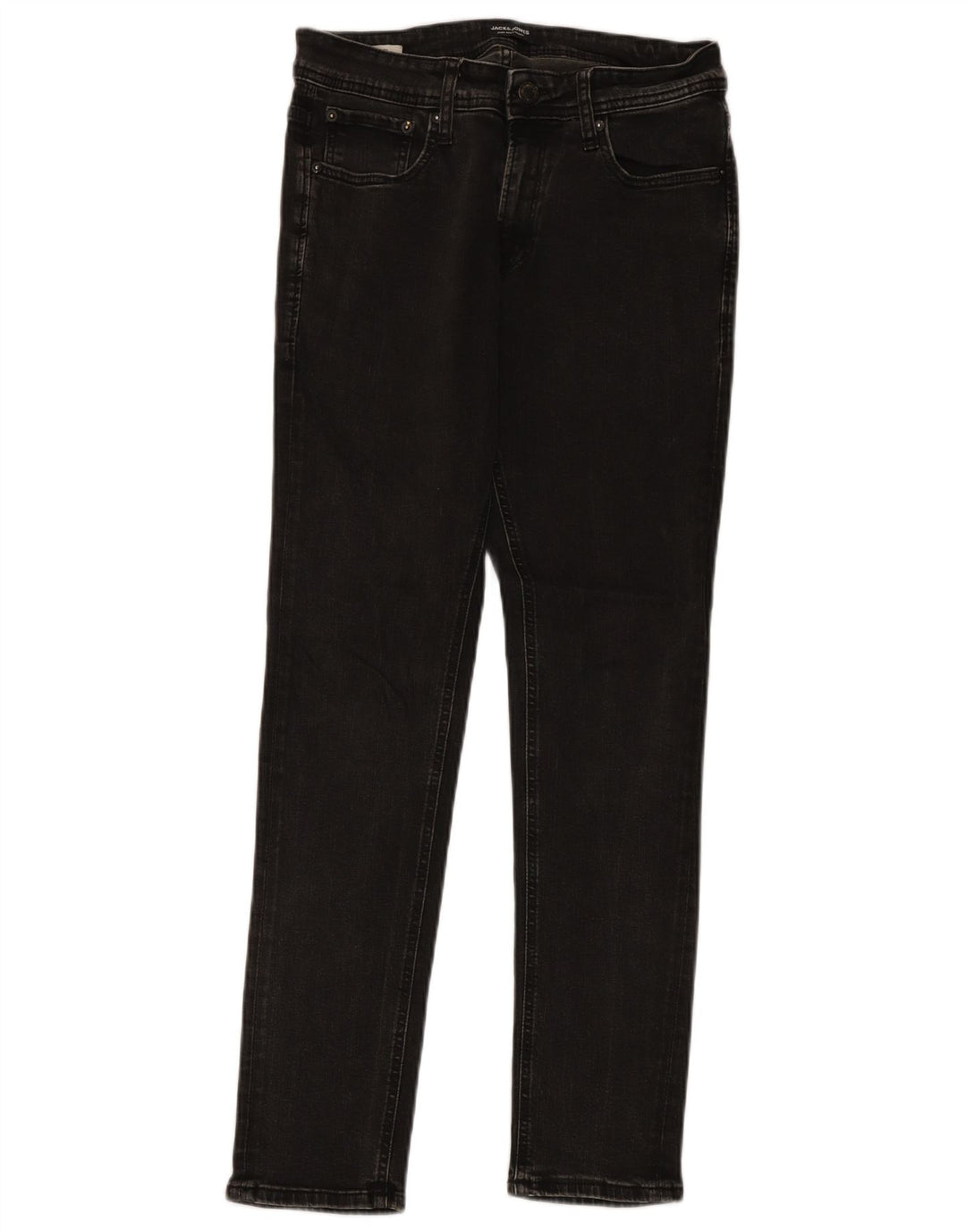 Jack & Jones Jean Slim W30 L30 Homme Gris Coton
