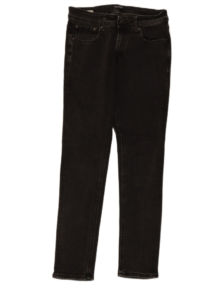 Jack & Jones Jean Slim W30 L30 Homme Gris Coton
