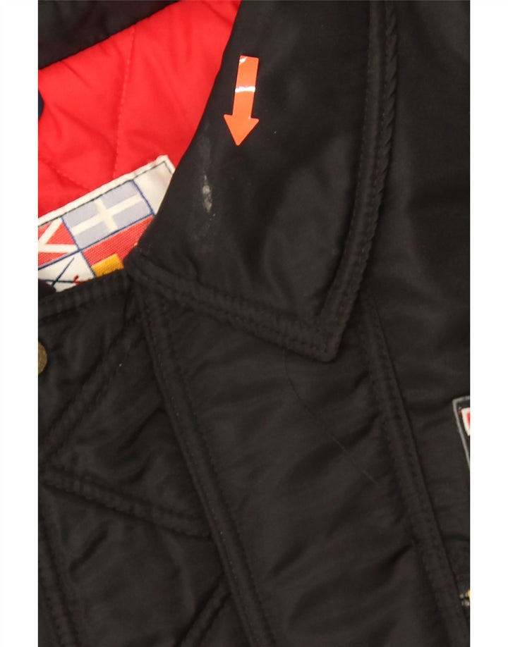 Polbot Veste Bomber Rembourrée Homme UK 42 XL Noir Polyamide
