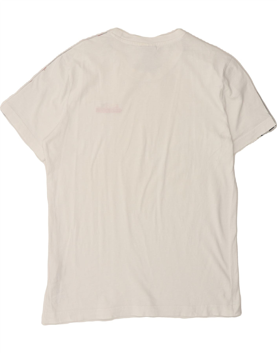 DIADORA Mens Graphic T-Shirt Top Small White Cotton Vintage Diadora and Second-Hand Diadora from Messina Hembry 
