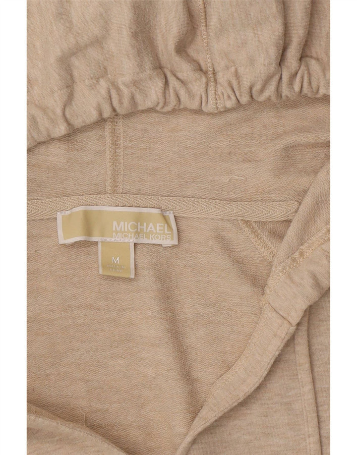 MICHAEL KORS Womens Hoodie Jumper UK 14 Medium Beige Vintage Michael Kors and Second-Hand Michael Kors from Messina Hembry 