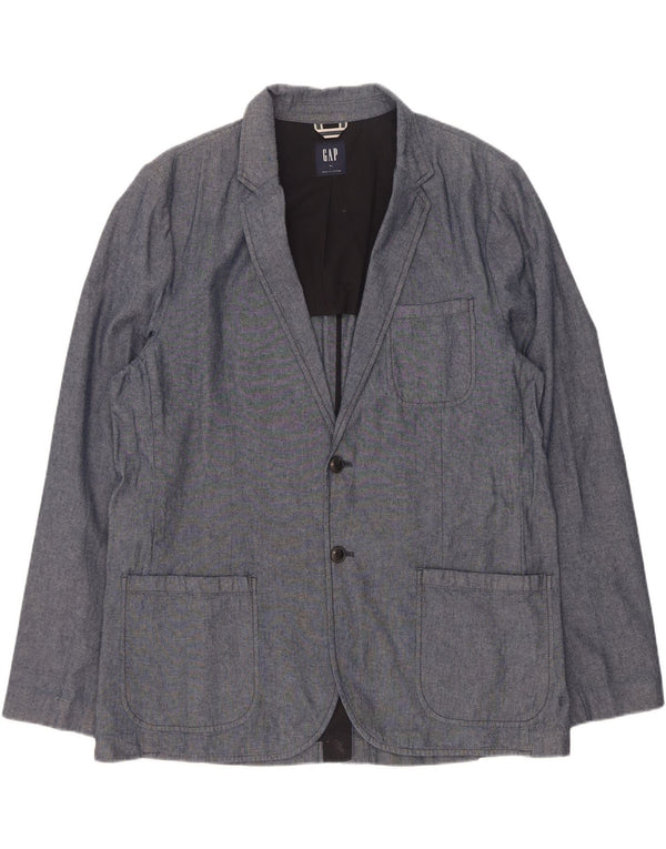 Gap Veste Blazer 2 Boutons Homme UK 42 XL Bleu Marine Coton