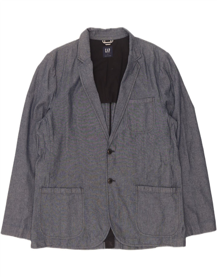 Gap Veste Blazer 2 Boutons Homme UK 42 XL Bleu Marine Coton