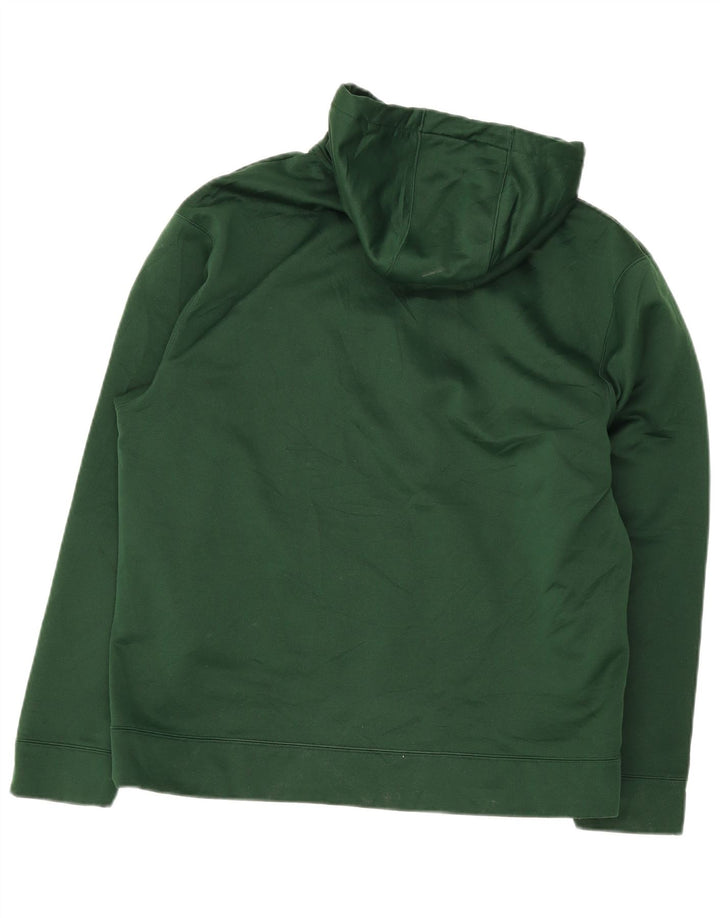 Under Armour Pull à capuche pour homme Large Vert Polyester