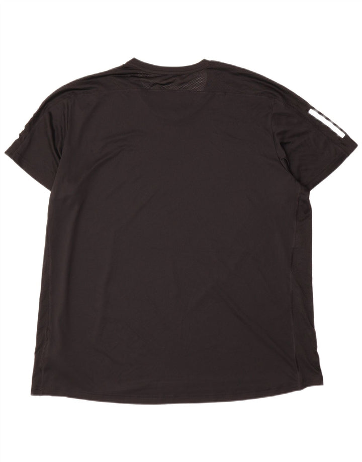 ADIDAS Hommes Aeroready T-Shirt Haut 2XL Noir Polyester