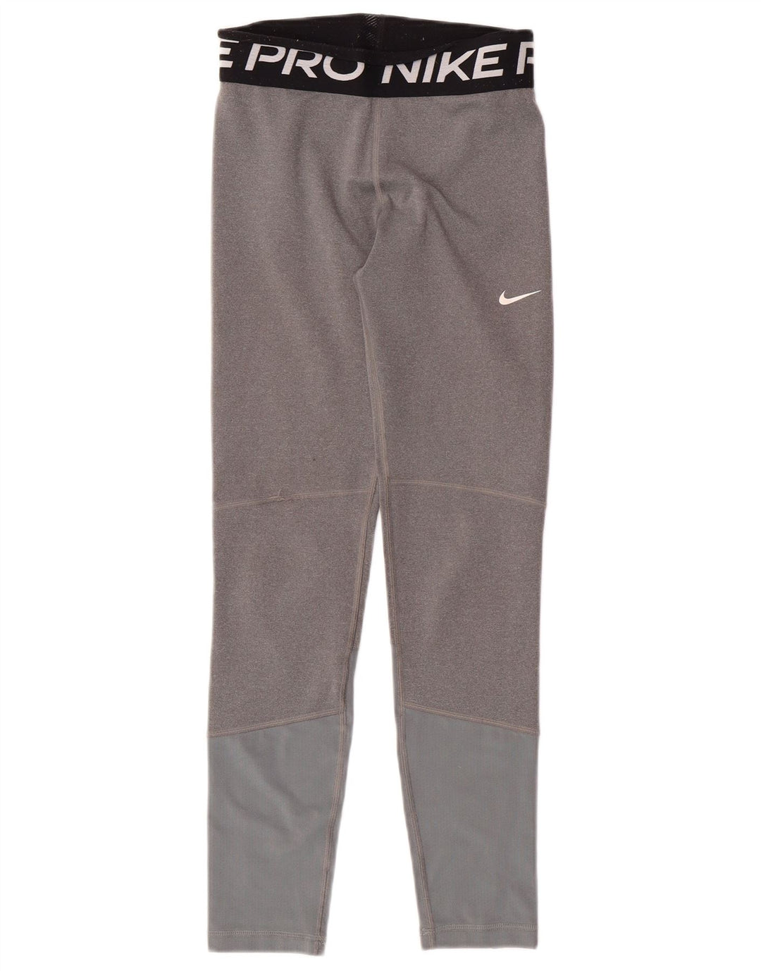 NIKE Legging Dri Fit Graphic pour fille 12-13 ans - Grand color block gris