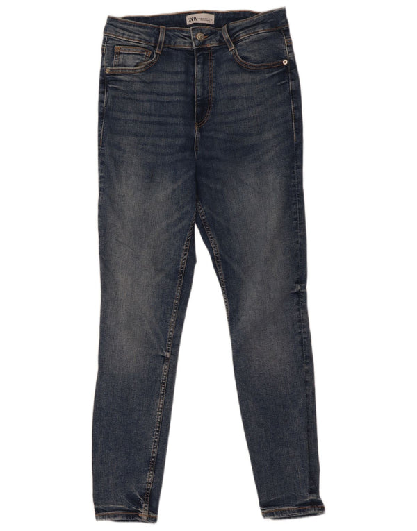 Zara Jean skinny pour femme EU 40 Medium W30 L28 Bleu