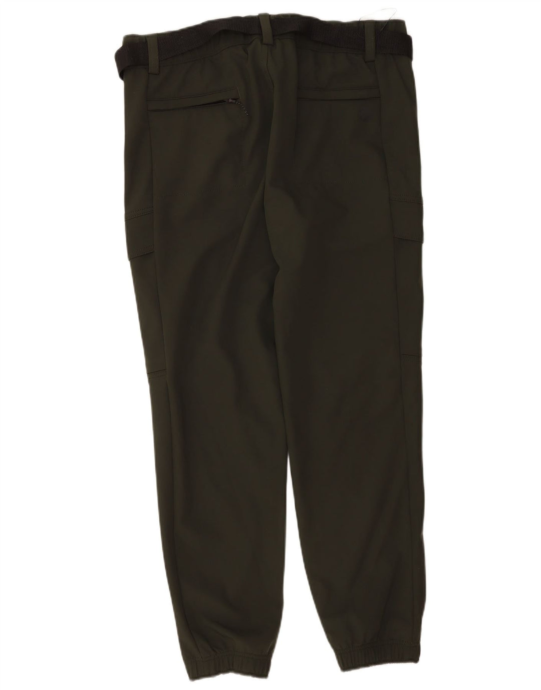 Marks & Spencer Pantalon cargo droit pour homme W36 L31 Kaki Polyester