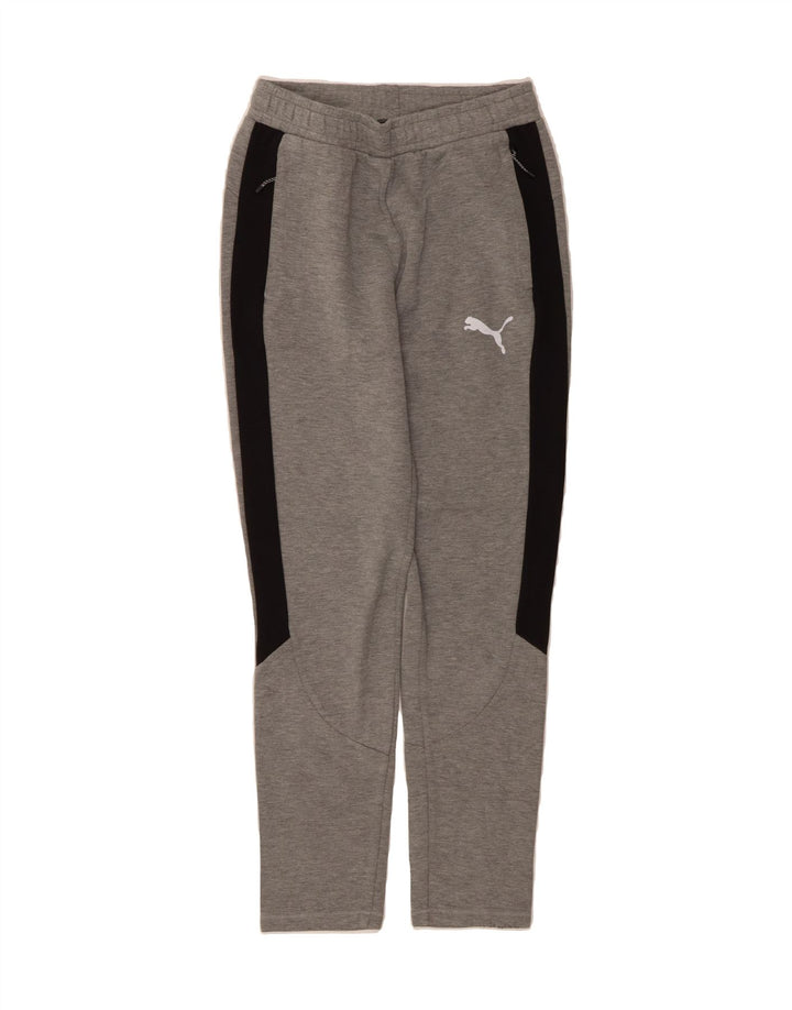 PUMA Mens Tracksuit Trousers Small  Grey Colourblock Vintage Puma and Second-Hand Puma from Messina Hembry 