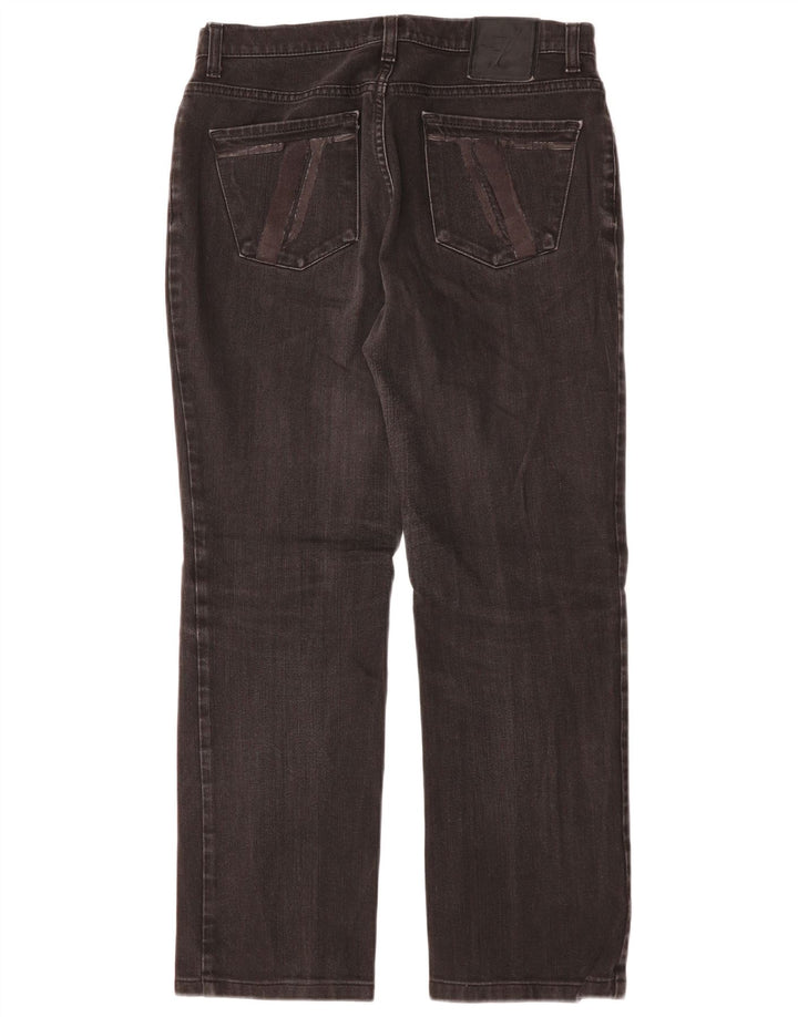 TRUSSARDI Jean Droit W30 L27 Femme Noir Coton