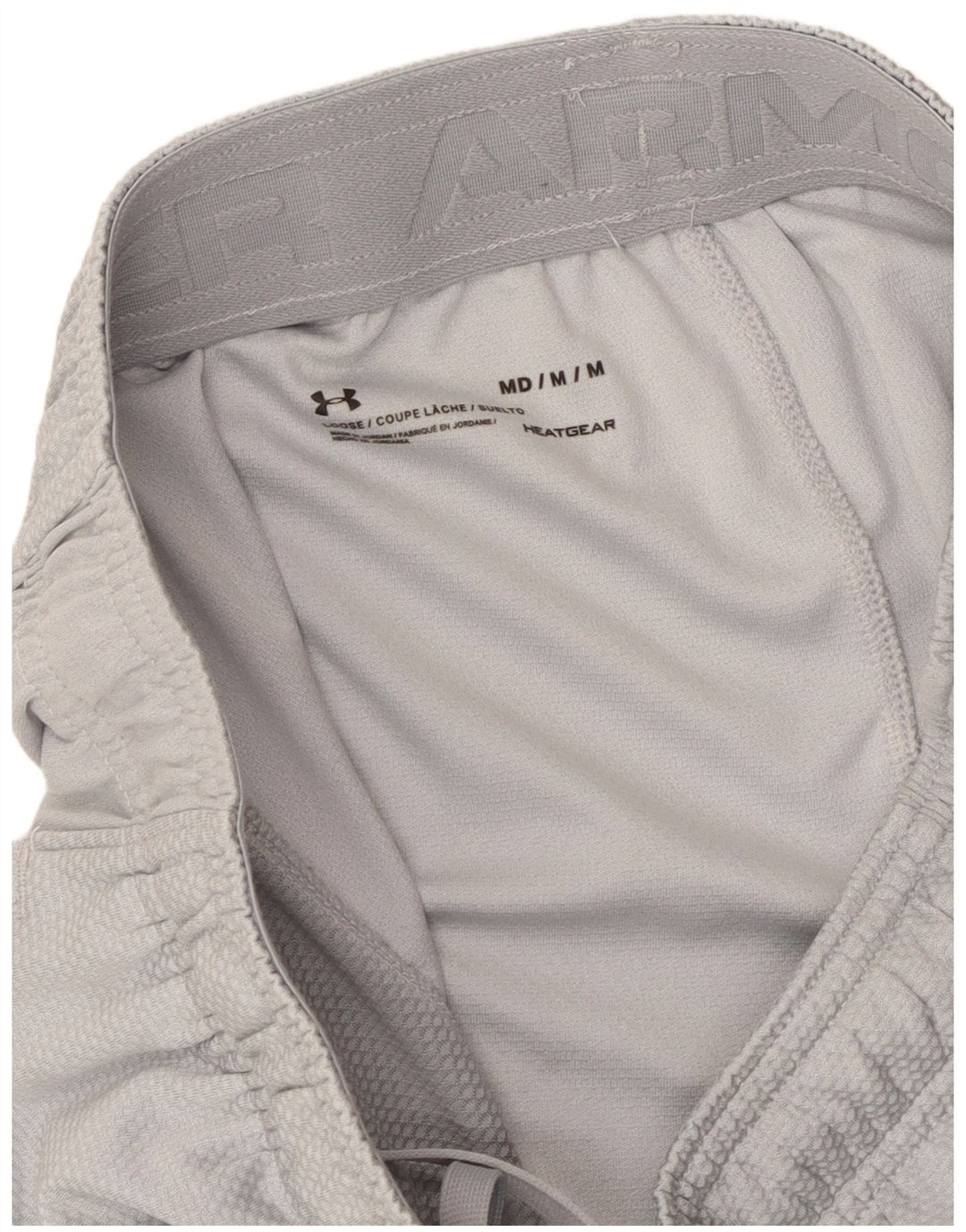 Under Armour Short de Sport Heat Gear Homme Gris Moyen