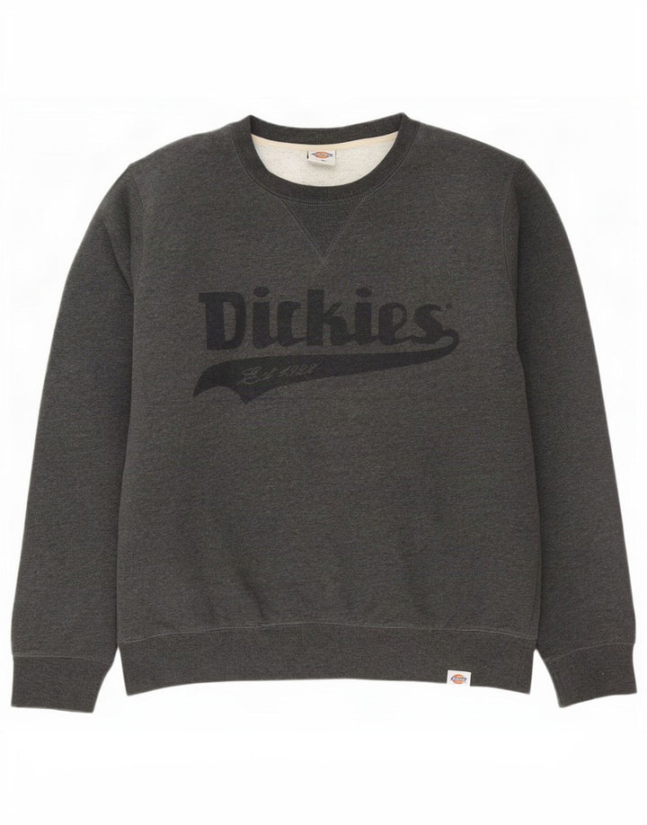 Dickies Sweat-shirt graphique pour homme en coton gris Taille L