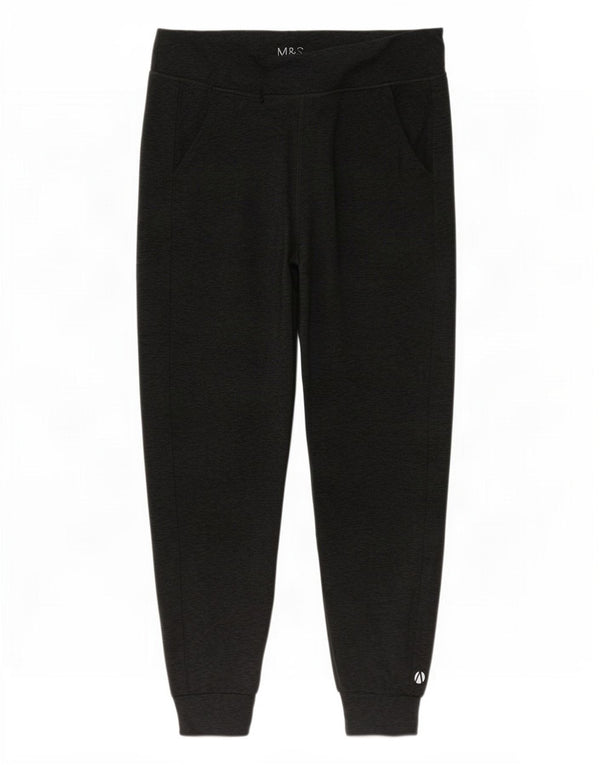 Marks & Spencer Pantalon de survêtement pour femme Joggers UK 14 Large Gris Moucheté