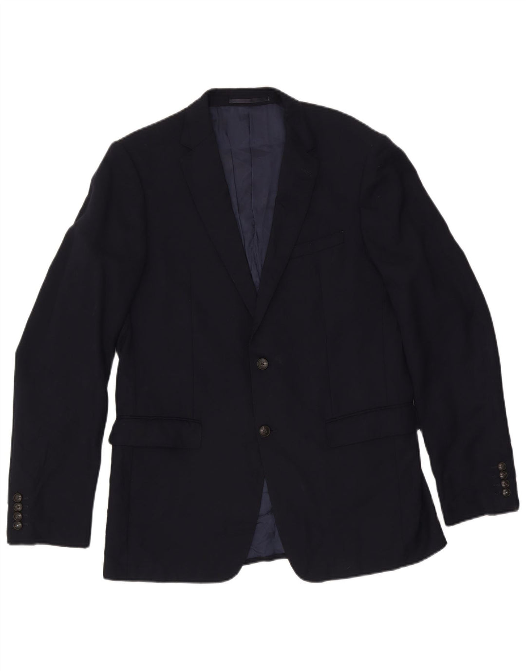 Marks & Spencer Veste blazer à 2 boutons pour homme UK 42 Grande laine bleu marine