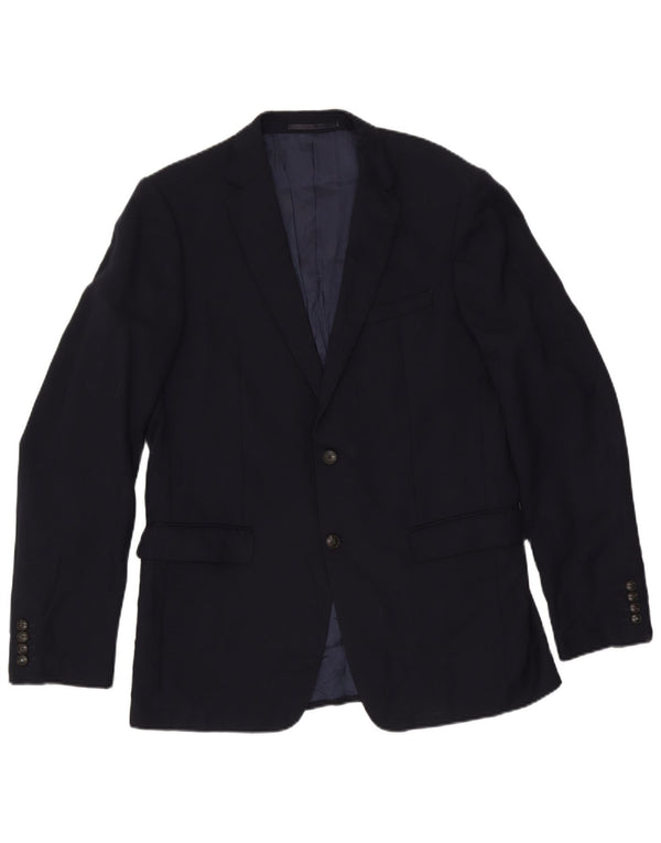 Marks & Spencer Veste blazer à 2 boutons pour homme UK 42 Grande laine bleu marine