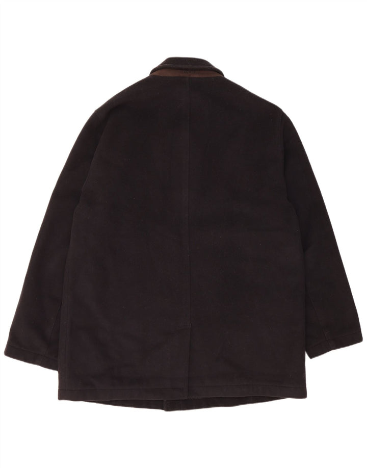 Bugatti Manteau Homme UK 42 XL Laine Noire