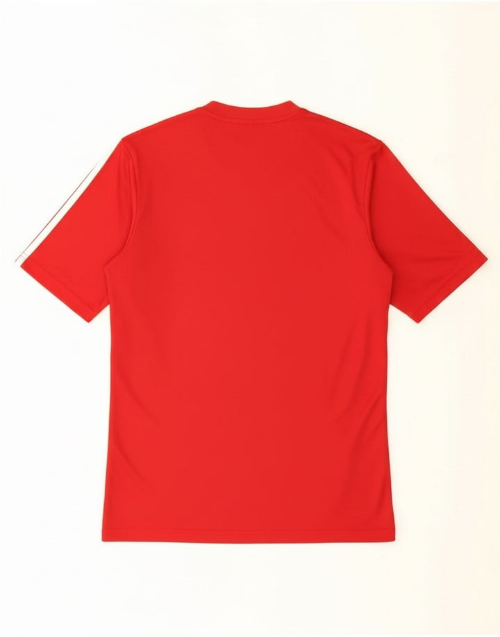 Adidas Hommes Climalite T-Shirt Haut Petit Rouge Polyester