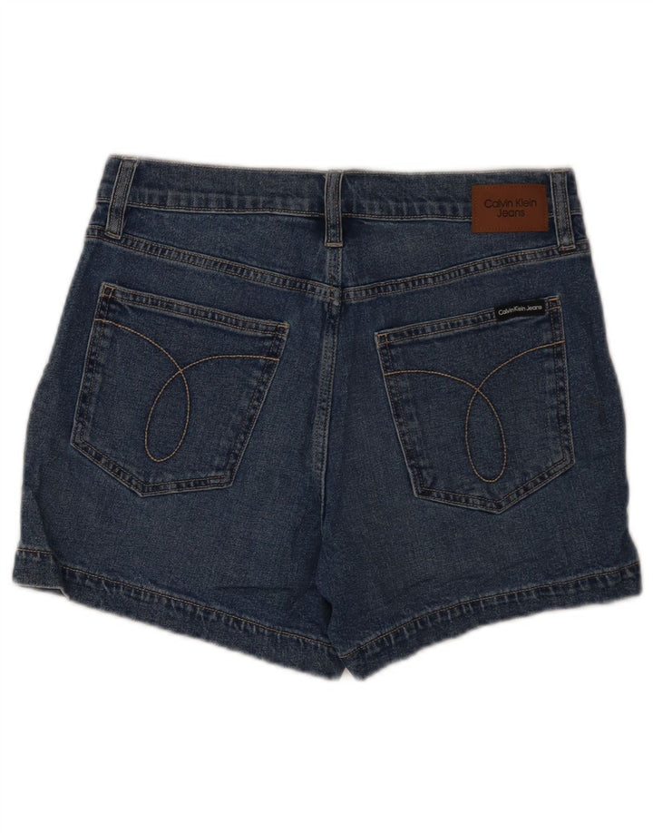 Calvin Klein Short en jean pour femme US 4 Small W27 Bleu Coton
