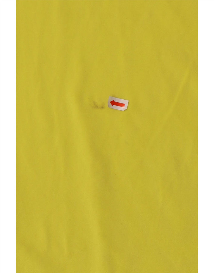 Nike Hommes Dri Fit T-Shirt Haut Large Jaune Polyester Sports